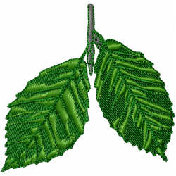 Leaves Embroidery Design 7